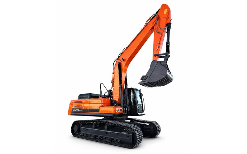 Ang Nemesis ng Hard Rock sa Pagmimina! Ang DX370PC-9 (35.6-toneladang excavator): I-clear ang buong seksyon ng minahan sa isang araw.